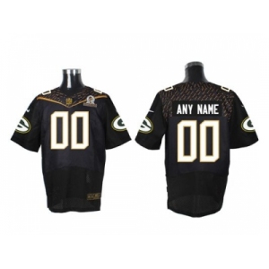 Nike Green Bay Packers Customized Black 2016 Pro Bowl Men's Stitched Jerseys[Elite]