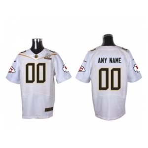 Nike Kansas City Chiefs Customized white 2016 Pro Bowl Men's Stitched Jerseys[Elite]