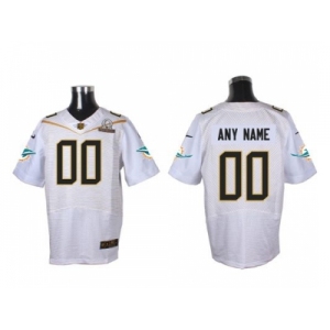 Nike Miami Dolphins Customized white 2016 Pro Bowl Men's Stitched Jerseys[Elite]