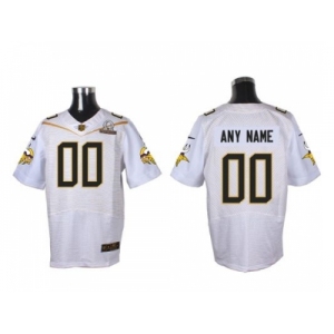 Nike Minnesota Vikings Customized white 2016 Pro Bowl Men's Stitched Jerseys[Elite]