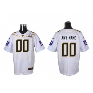 Nike New York Giants Customized white 2016 Pro Bowl Men's Stitched Jerseys[Elite]