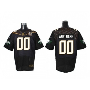 Nike Philadelphia Eagles Customized Black 2016 Pro Bowl Men's Stitched Jerseys[Elite]