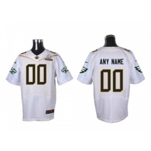 Nike Philadelphia Eagles Customized white 2016 Pro Bowl Men's Stitched Jerseys[Elite]