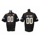 Nike Seattle Seahawks Customized Black 2016 Pro Bowl Men's Stitched Jerseys[Elite]