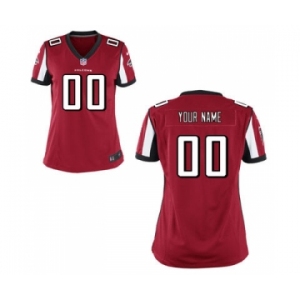 Women Nike Nfl Jerseys Atlanta Falcons Customized Red Jersey