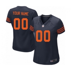 Women Nike Nfl Jerseys Chicago Bears Customized Alternate Blue Jersey