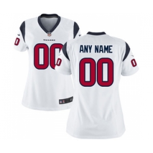 Women Nike Nfl Jerseys Houston Texans Customized White Jersey