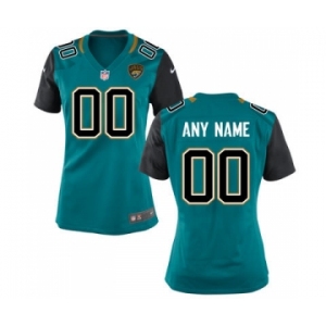 Women Nike Nfl Jerseys Jacksonville Jaguars Customized Green Jersey