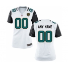 Women Nike Nfl Jerseys Jacksonville Jaguars Customized White Jersey