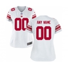 Women Nike Nfl Jerseys New York Giants Customized White Jersey