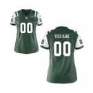 Women Nike Nfl Jerseys New York Jets Customized Green Jersey