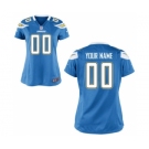 Women Nike Nfl Jerseys San Diego Chargers Customized Lt.Blue Jersey