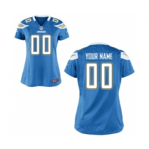 Women Nike Nfl Jerseys San Diego Chargers Customized Lt.Blue Jersey