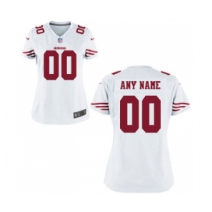 Women Nike Nfl Jerseys San Francisco 49ers Customized White Jersey