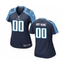 Women Nike Nfl Jerseys Tennessee Titans Customized Blue Jersey