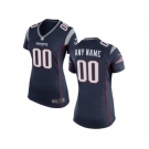 Women Nike nfl jerseys New England Patriots Customized Blue Jersey