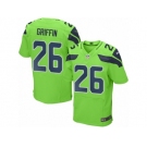 Men's Nike Seattle Seahawks #26 Shaquill Griffin Elite Green Rush NFL Jersey