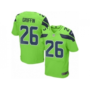 Men's Nike Seattle Seahawks #26 Shaquill Griffin Elite Green Rush NFL Jersey