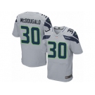 Men's Nike Seattle Seahawks #30 Bradley McDougald Elite Grey Alternate NFL Jersey