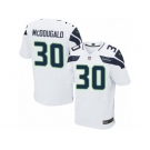 Men's Nike Seattle Seahawks #30 Bradley McDougald Elite White NFL Jersey