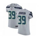 Men's Nike Seattle Seahawks #39 Dontae Johnson Grey Alternate Vapor Untouchable Elite Player NFL Jersey