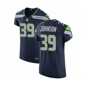 Men's Nike Seattle Seahawks #39 Dontae Johnson Navy Blue Team Color Vapor Untouchable Elite Player NFL Jersey