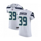 Men's Nike Seattle Seahawks #39 Dontae Johnson White Vapor Untouchable Elite Player NFL Jersey