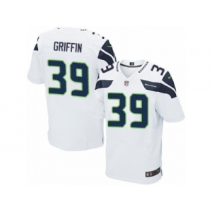 Men's Nike Seattle Seahawks #39 Shaquill Griffin Elite White NFL Jersey