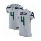 Men's Nike Seattle Seahawks #4 Michael Dickson Grey Alternate Vapor Untouchable Elite Player NFL Jersey