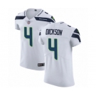 Men's Nike Seattle Seahawks #4 Michael Dickson White Vapor Untouchable Elite Player NFL Jersey