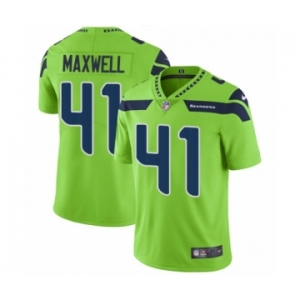 Men's Nike Seattle Seahawks #41 Byron Maxwell Elite Green Rush Vapor Untouchable NFL Jersey