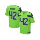 Men's Nike Seattle Seahawks #42 Arthur Brown Elite Green Rush NFL Jersey