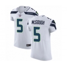 Men's Nike Seattle Seahawks #5 Alex McGough White Vapor Untouchable Elite Player NFL Jersey