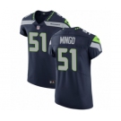 Men's Nike Seattle Seahawks #51 Barkevious Mingo Navy Blue Team Color Vapor Untouchable Elite Player NFL Jersey