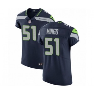 Men's Nike Seattle Seahawks #51 Barkevious Mingo Navy Blue Team Color Vapor Untouchable Elite Player NFL Jersey