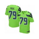 Men's Nike Seattle Seahawks #79 Ethan Pocic Elite Green Rush NFL Jersey