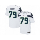 Men's Nike Seattle Seahawks #79 Ethan Pocic Elite White NFL Jersey