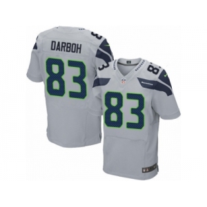 Men's Nike Seattle Seahawks #83 Amara Darboh Elite Grey Alternate NFL Jersey