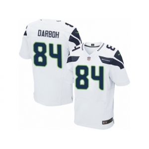 Men's Nike Seattle Seahawks #84 Amara Darboh Elite White NFL Jersey