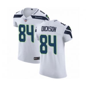 Men's Nike Seattle Seahawks #84 Ed Dickson White Vapor Untouchable Elite Player NFL Jersey