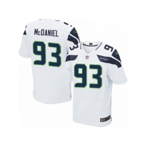 Men's Nike Seattle Seahawks #93 Tony McDaniel Elite White NFL Jersey