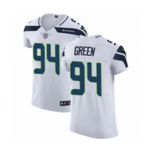 Men's Nike Seattle Seahawks #94 Rasheem Green White Vapor Untouchable Elite Player NFL Jersey