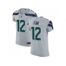 Nike Seattle Seahawks #12 Fan Grey Alternate Men Stitched NFL Vapor Untouchable Elite Jersey