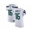 Nike Seattle Seahawks #16 Tyler Lockett White Men Stitched NFL Vapor Untouchable Elite Jersey