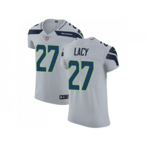 Nike Seattle Seahawks #27 Eddie Lacy Grey Alternate Men Stitched NFL Vapor Untouchable Elite Jersey