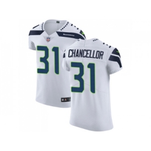 Nike Seattle Seahawks #31 Kam Chancellor White Men Stitched NFL Vapor Untouchable Elite Jersey