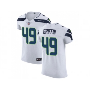 Nike Seattle Seahawks #49 Shaquem Griffin White Men Stitched NFL Vapor Untouchable Elite Jersey