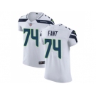 Nike Seattle Seahawks #74 George Fant White Men Stitched NFL Vapor Untouchable Elite Jersey