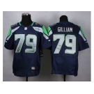 Nike Seattle Seahawks #79 gilliam blue jerseys[Elite]