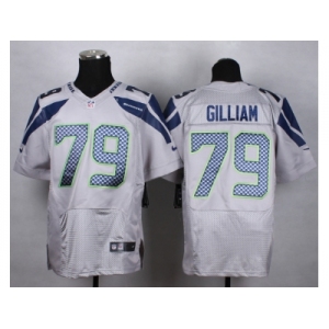 Nike Seattle Seahawks #79 gilliam grey jerseys[Elite]